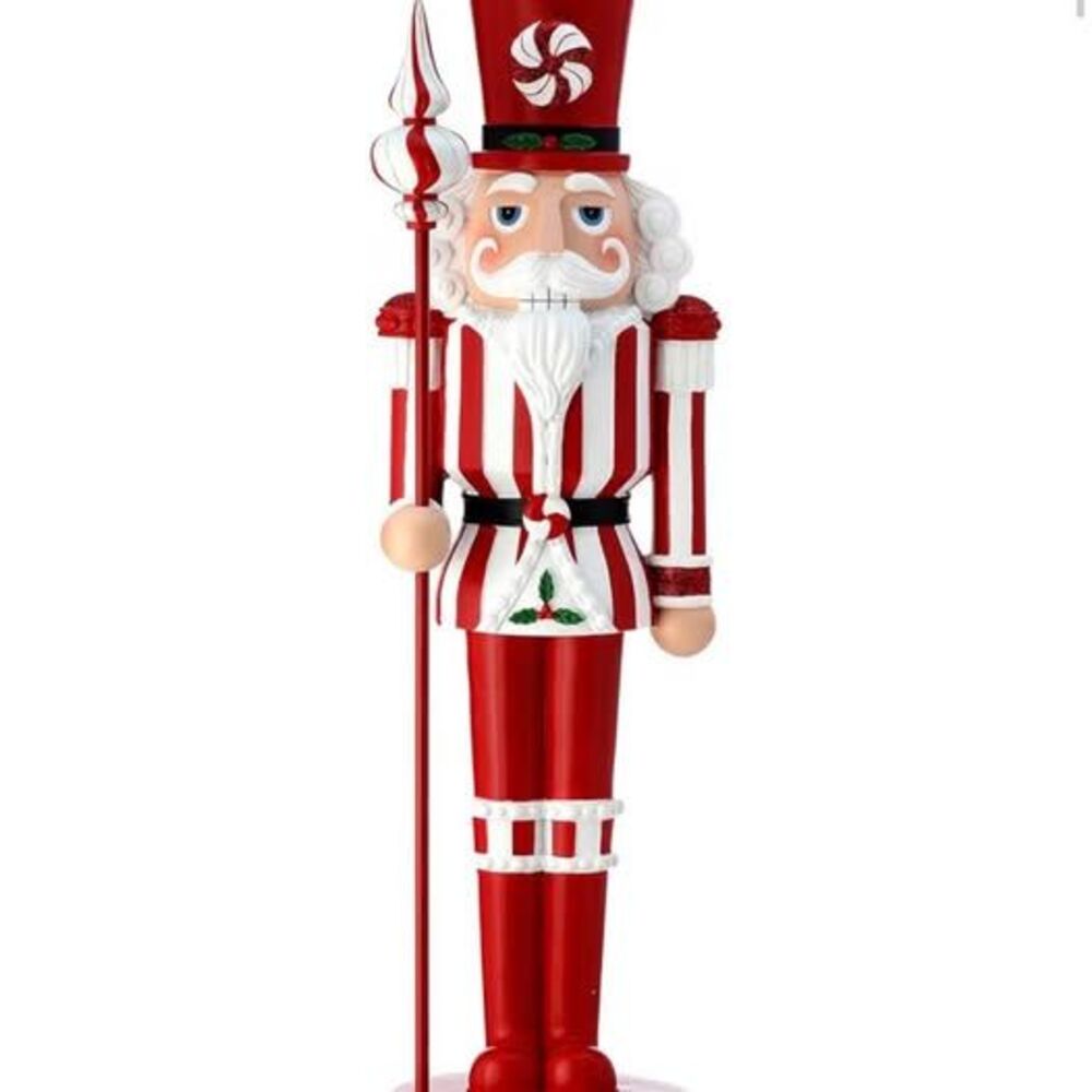 Regency International 13" Resin Peppermint Nutcracker